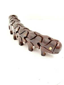Peter Chapman Class Menagerie Puzzles Wooden Caterpillar 2004 Rare Find - Picture 1 of 9