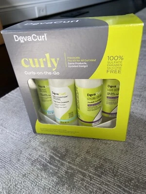 DevaCurl Curls-on-the-Go Kit - For Curly Hair- Four 3 oz bottles - Image 1 of 4