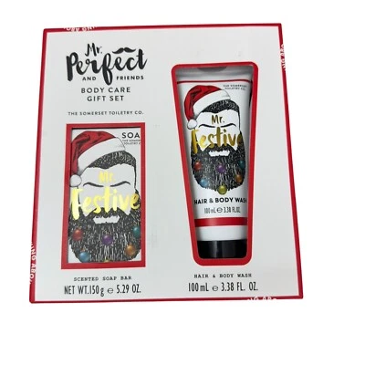 Mr. Juego de regalo de cuidado corporal Perfect & Friends Somerset Toiletry Co. Jabón y jabón corporal Foto 1 de 4