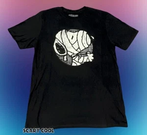New Peanuts Charlie Brown Snoopy Mummy Halloween Classic Mens T-Shirt - Picture 1 of 2