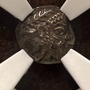 AD 400-350 BC SILVER 1/12 STATER PHOENICIA:ARADOS ~ NGC CH XF NICELY TONED - Picture 1 of 7