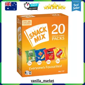 Smith's Potato Chips Snack Mix Variety Multipack 20 Pack FAST SHIPPING AUS - Picture 1 of 9