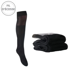 Chaussettes Hautes Homme Lot de 2 Fil d'Ecosse - Foto 1 di 4