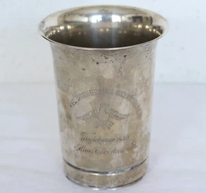 DEKORATIVER ALTER SILBERBECHER AUS DÄNEMARK 830er SILBER ECHTSILBER!!! #12129 - Bild 1 von 5