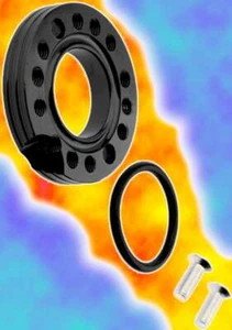 Flangia rotazione collettore aspirazione Intake Manifold Rotating Spacer Swivel  - Foto 1 di 5