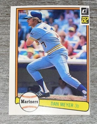 Dan Meyer 1982 Donruss Mariners #176  *G682* - Image 1 of 2