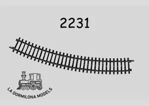 MÄRKLIN 2231 K-Gleis Curved Track / Gebogenes Gleis - Länge 1/1 = 30° (c67) - Foto 1 di 1