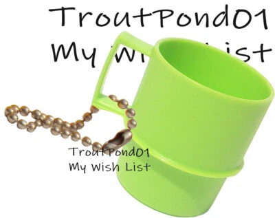 Tupperware Keychain Mini Mug Coffee Cup in Lime Ade Green New - Image 1 of 3