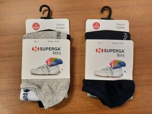 6 Fantasmini in FRESCO COTONE art. s102 SUPERGA Calze - Foto 1 di 5