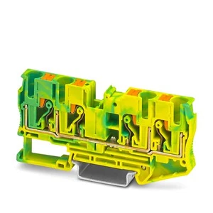 5pcs PHOENIX PT 6-QUATTRO-PE 3212950 Ground Terminal Green-yellow New ⊕IK - Picture 1 of 5