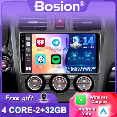 Für Subaru Forester XV WRX 2012-2014 Android 14 Car Play Autoradio Navi DSP 32GB - Bild 1 von 4