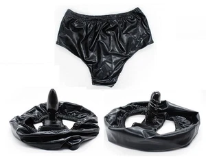 Juguete Sexual Lucy's, Unisex Anal Plug & Consolador PVC Look Bragas Ropa Interior Correa - Imagen 1 de 17
