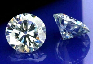 Moissanite Diamonds Loose Briliant White "D" 1-20 mm Round Best Quality AAAAA - Picture 1 of 8