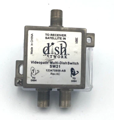 ORIGINAL SW-21 DISH NETWORK MULTI-SWITCH DISHNET SW21 LNB 119 110 129 BELL 82 91 - Image 1 of 4