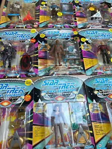Star Trek The Next Generation 4½" Carded Action Figures 1992-1995 - Picture 1 of 41