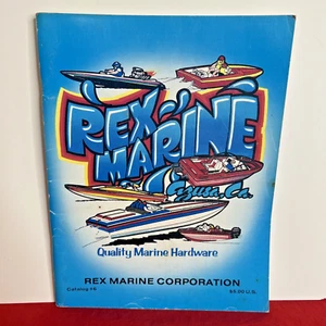 1989 Rex Marine Hardware Katalog Bootfahren Propeller Auspuff Teile Preisblatt - Bild 1 von 8