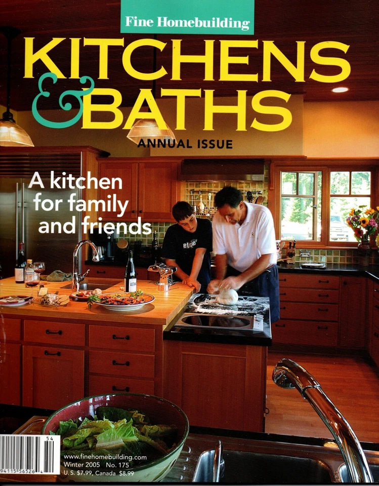 Fine Homebuilding Kitchens & Baths Magazine Fall/Winter 2005 Kitchen for Family - Image 1 of 1