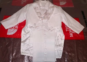 New Toddler Boys Christening Baptism Wedding Suit White 5Piece Tuxedo Tail Sz 3T - Picture 1 of 8
