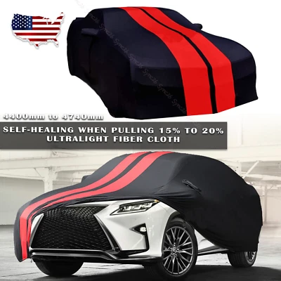 For LEXUS RX NX Indoor Red Line Dustproof Stain Stretch Full Car Cover Foto 1 de 4