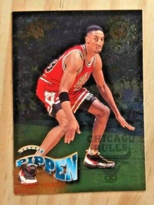 1994-95 TOPPS STADIUM SCOTTIE PIPPEN SUPER SKILLS CARD#15 NM-MT BULLS BLAZERS - Image 1 of 2