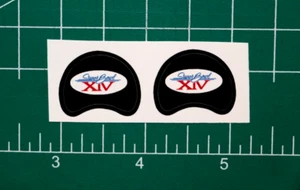 Super Bowl XIV (14) Pittsburgh Steelers Football Gumball Helmets *DIECUT DECALS* - Picture 1 of 3