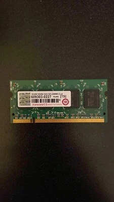 MODULO SODIMM 512MB TRANSCEND usato - Immagine 1 di 2