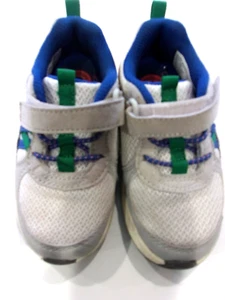 Gray Blue Green Tennis Shoes Sneakers Little Boys Young 8M Stride Rite Munchkin - Picture 1 of 4