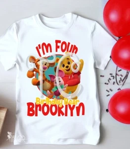 Pooh Playdate Birthday Shirt, Playdate Birthday Shirt Shirts, Pooh Party Shirts - Picture 1 of 12