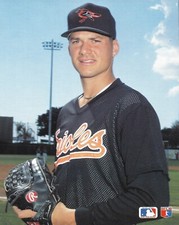 1990 BARRY COLLA Ben McDonald BALTIMORE ORIOLES  UNSIGNED  8 x 10  PHOTO CARD #1