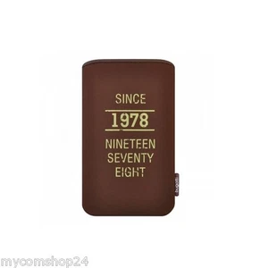 Bugatti Universal Case SlimCase SoftTouchNeopren Wood Braun 75 x 122mm NEU OVP - Bild 1 von 1