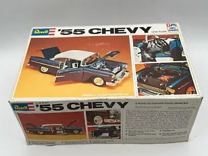 Vintage 1973 Revell Street Classics 1955 '55 Chevy H-1374 1/25 Model Kit *READ* - Picture 1 of 13