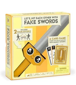 Let's Hit Each Other With Fake Swords by Exploding Kittens - 2-6 Players Age 10+ - Picture 1 of 3
