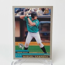 2000 Topps Traded Miguel Cabrera  Rookie T40 FLORIDA MARLINS DETROIT TIGERS (B)