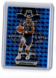 2022-23 Panini Mosaic Blue Jordan Poole /199 Golden State Warriors #7