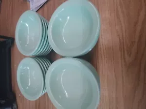 1 lot of 25 Commercial Texas Ware Melamine Rimmed Nappie Bowl 2oz, Green (s-43) - Picture 1 of 1