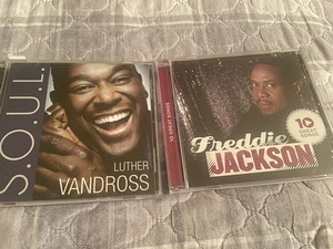 S.O.U.L. by Luther Vandross + Freddie Jackson 10 Greatest Songs CD Bundle - Foto 1 di 4