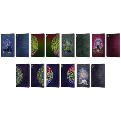 OFFICIAL BRIGID ASHWOOD CELTIC LEATHER BOOK WALLET CASE COVER FOR APPLE iPAD - Image 1 of 4