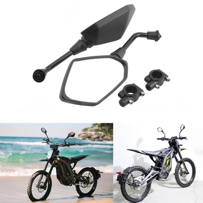 Motorcycle Rear View Side Mirrors Thread for Kawasaki Suzuki Parts Victory Pair Foto 1 de 4