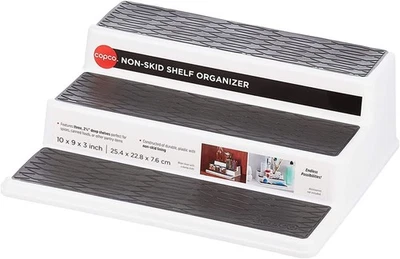 Copco 3-Tier Spice Rack Organizer for Cabinet or Pantry, 10-Inch Non-Skid Tiered - Image 1 of 4