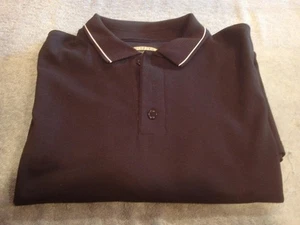 RARE VINTAGE GENERAL ELECTRIC "GE" BLACK POLO SHIRT (SIZE - 2XL) - Picture 1 of 3