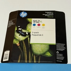 HP 962XL 3-Pack Color Ink-Cyan-Magenta-Yellow-Genuine-2026-New-Factory Sealed - Photo 1/4