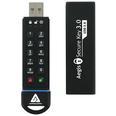 Apricorn Mass Storage Ask3-120Gb 120Gb 256Bit Aes Xts Hardware Encrypted Secure - Image 1 of 4