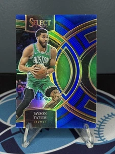 2023-24 Panini Select Blue Prizms #156 Jayson Tatum - Boston Celtics - Picture 1 of 2