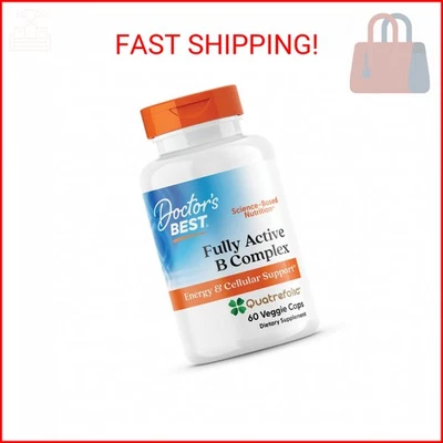 Doctor's Best Complejo B Totalmente Activo, Apoyo Energético y Celular, Sin OGM, Gluten Foto 1 de 2