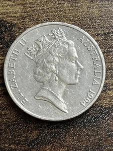1994 Australia 20 Cents Copper-Nickel Platypus Q. Elizabeth II Coin TB3851* - Picture 1 of 2