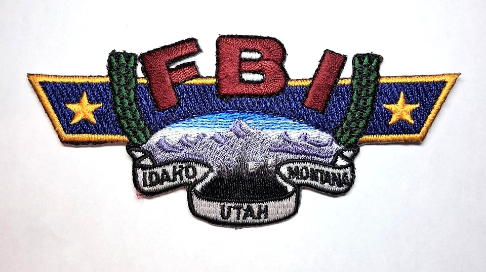 FBI Idaho Utah Montana Patch - FREE Tracked US Shipping - Image 1 of 1