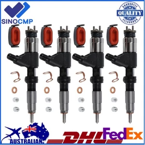 4PCS 095000-6321 Fuel Injector for John Deere 120D 130G 130GLC 160GLC Excavator - Picture 1 of 12