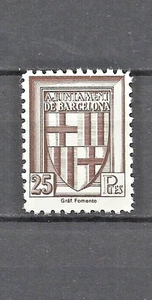 3383-SELLO FISCAL NUEVO** LUJO AYUNTAMIENTO BARCELONA prueba essay proof - Imagen 1 de 1