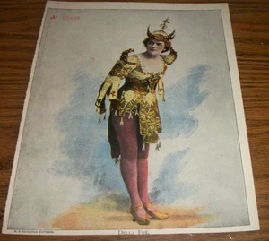 1880's NEW YORK RECORDER SOUVENIR PHOTO/PICTURE~ACTRESS DELLA FOX COSTUME - Picture 1 of 2