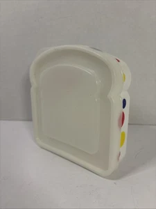 Wonder Bread Plastic Container – Polka Dot Sandwich Bread Holder 2006 - Picture 1 of 3